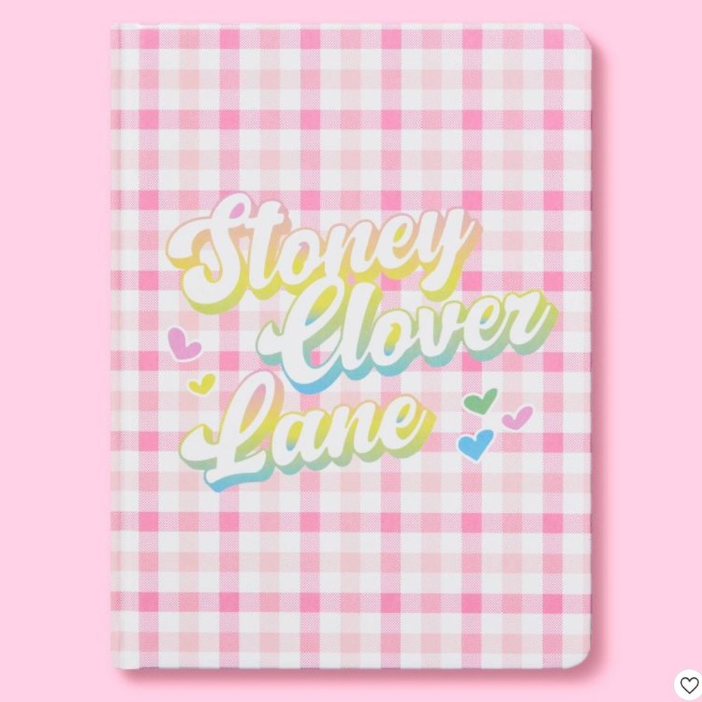 Stoney Clover Lane x Target - Lined Journal  in Pink Gingham or Blue Stripe